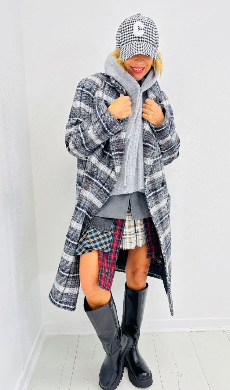 Cagoule Col capuche gris
