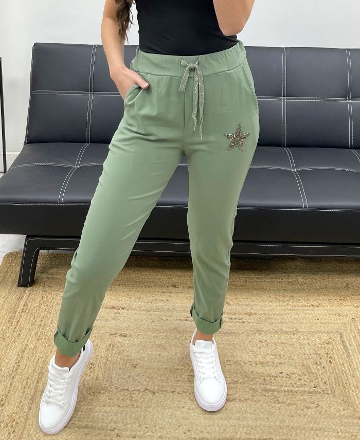 Pantajogg étoile kaki 🌼