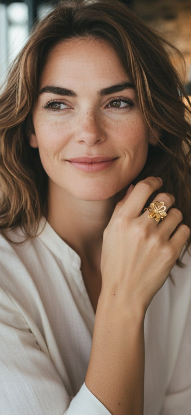 Bague fleur