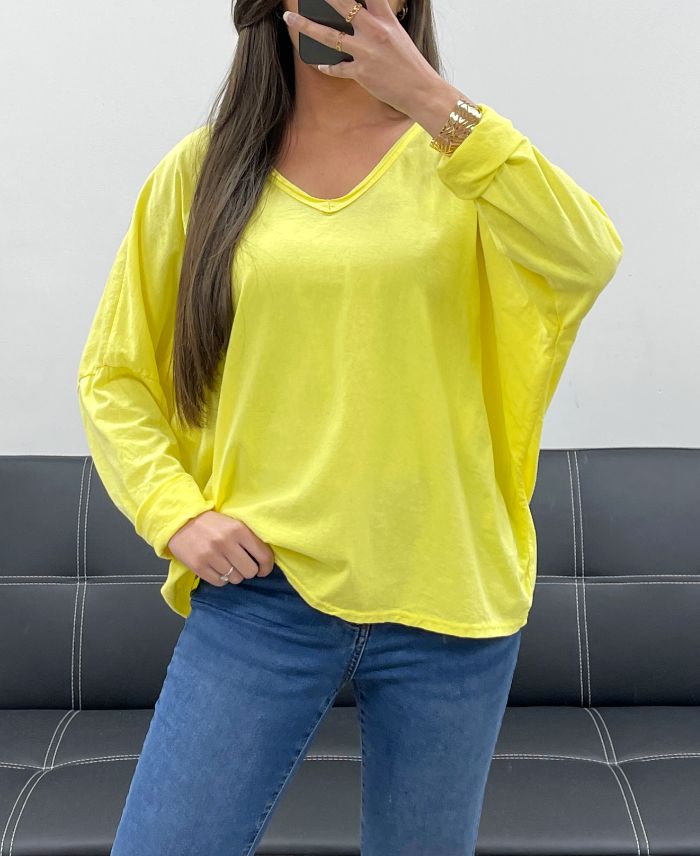T-shirt oversize jaune 🌼