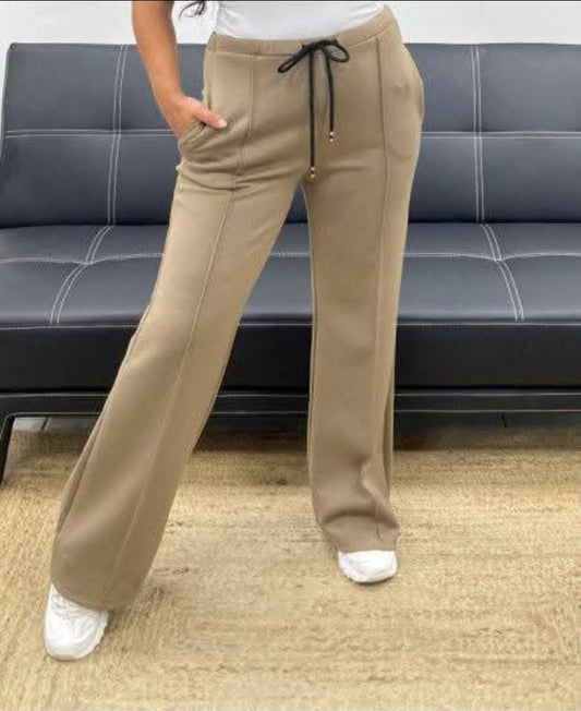 Pantajogg taupe