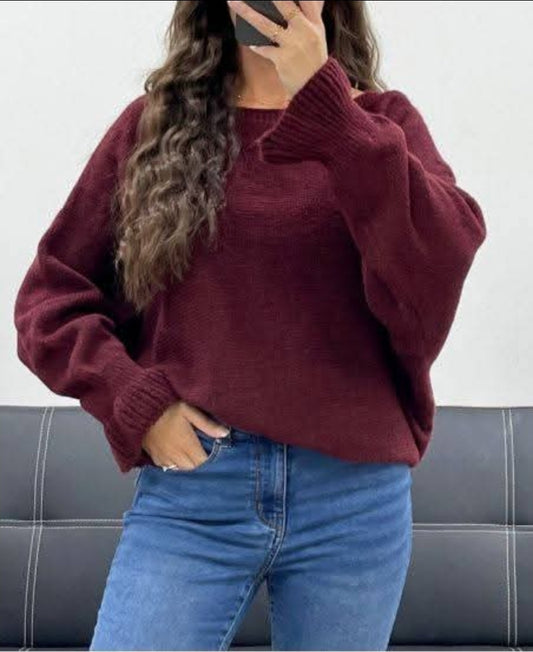 Pull bordeaux