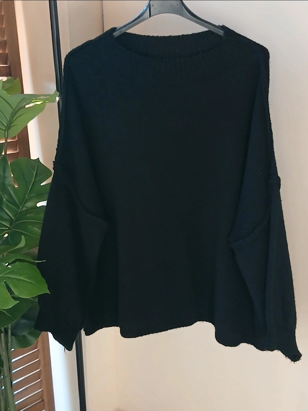 LCF- Pull oversize à surpiqûres - Taille unique - NEUF