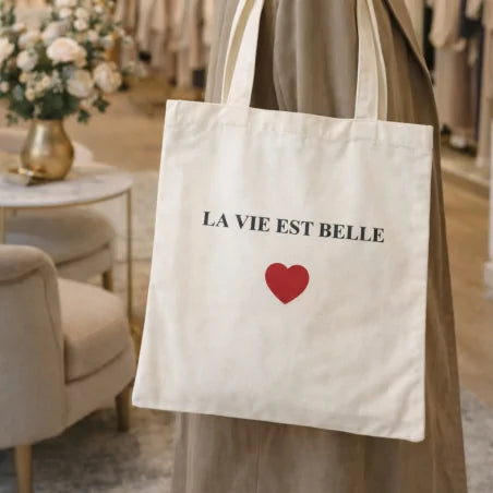 Tote Bag La vie est belle ❤️