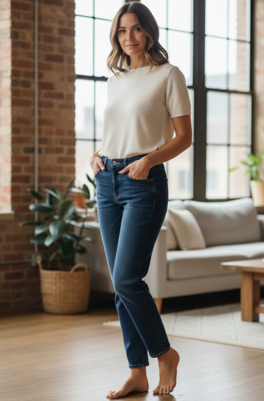 LCF - Jeans mom - Taille 40 - NEUF